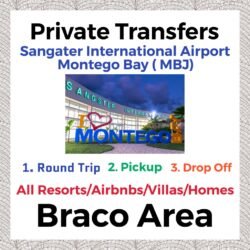 Private Transfer From Sangster International Airport Montego Bay to All Resorts, Villas, AirBnbs & Homes in Braco Area