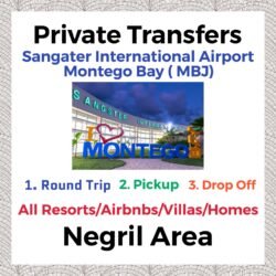 Private Transfer From Sangster International Airport Montego Bay to All Resorts, Villas, AirBnbs & Homes in Negril Area