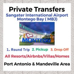 Private Transfer From Sangster International Airport Montego Bay to All Resorts, Villas, AirBnbs & Homes in Port Antonio & Mandeville Area