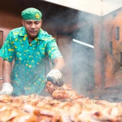 Scotchies Jerk Centre, World Famous Best Jamaican Jerk Chicken, Coral Gardens, Montego Bay, Jamaica